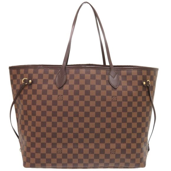 LOUIS VUITTON Authentic Brown Damier Neverfull GM Tote Bag - Picture 3 of 9